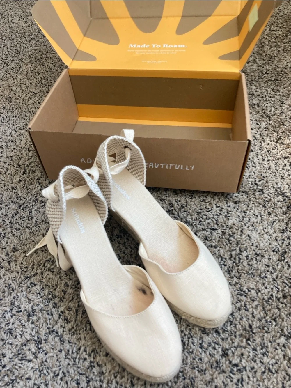 Soludos Espadrille Classic Wedge Size 9